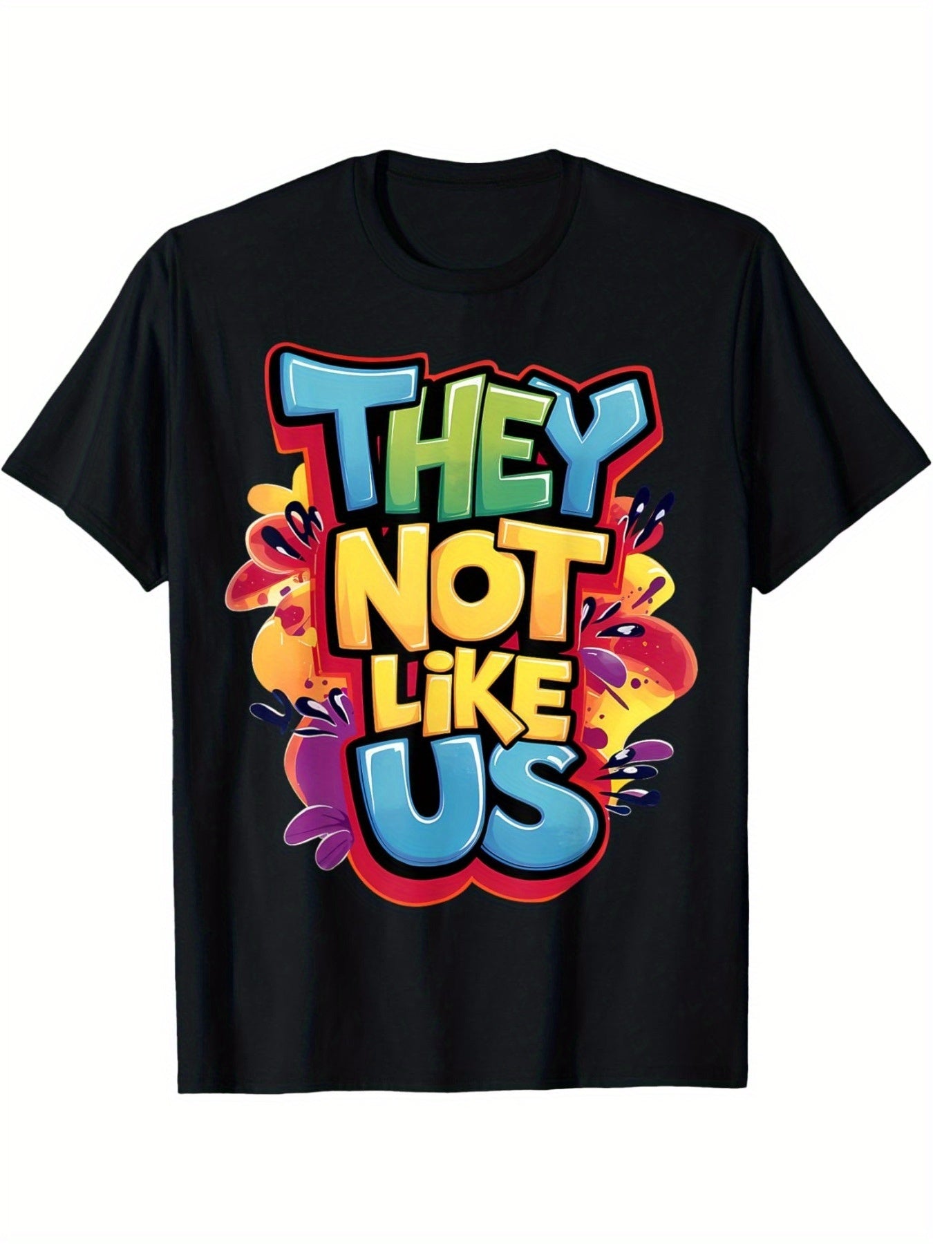 They Not Like Us T-shirt. Comfortable Short Sleeved Round Neck T-shirts